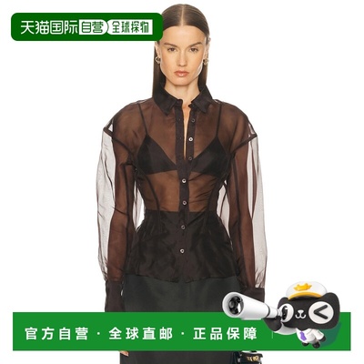 1h可退 潮奢 Staud 女士 Aida 上衣 R25F1034SZ brown棕色 舒适时