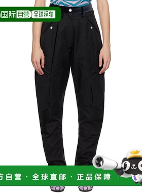 1h可退 潮奢 kiko kostadinov 女士 黑色 Chasseur 长裤 KKWAW24T