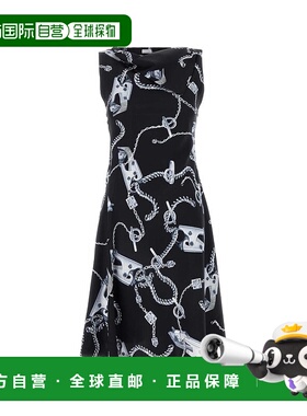 1h可退 潮奢 Burberry 巴宝莉 女士 Knight 金屬喇叭無袖連身裙 8