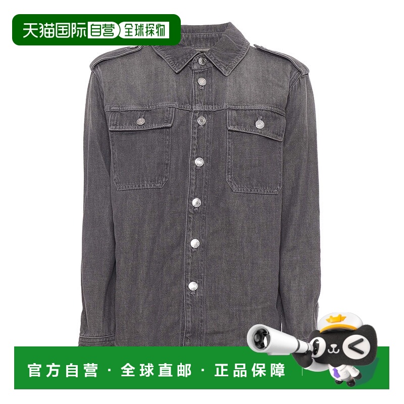 1h可退 MICHAEL KORS 女士衬衫 MF440QFGNH018CHARCOALWASH