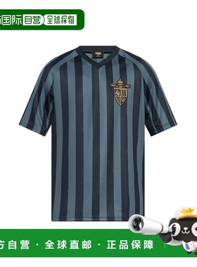 FENDI 男士T恤 FAF747AU8TF1PMG SS2025 蓝色 Fendi Shirts