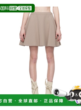 Ami Paris 女士半身裙 FSK111WV00452812 SS2024 灰色