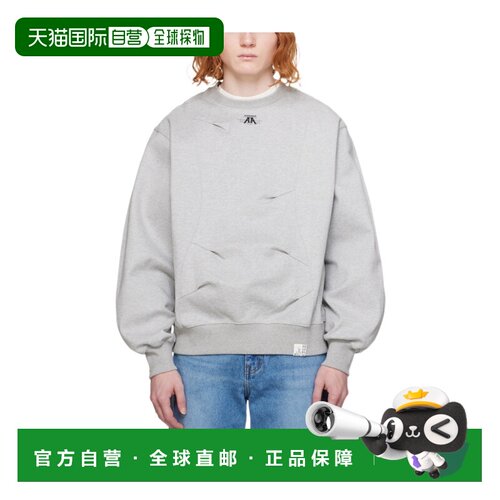 Ader Error 男士针织毛衣 SS2024长袖卫衣 BN01SSSW0103GRGRAY