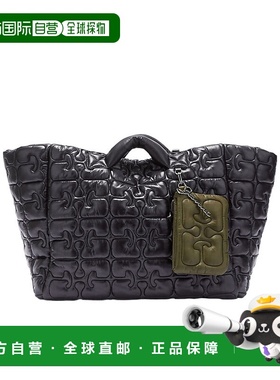 GANNI 女士手提包 B2080003099 SS2026 黑色 Re-Tech 绗缝单肩包