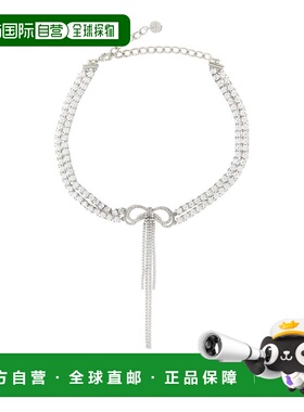 SELF-PORTRAIT 女士项链 PF26606N AW2026 银色 double crystal b