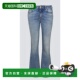 Flare BALMAIN Jeans SS2025 蓝色 女士牛仔裤 EF1MJ130DF246FF