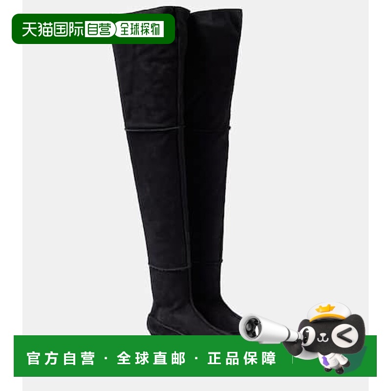 1h可退 潮奢 The Row 女士 Awar Cuissarde 25 绒面革过膝靴子
