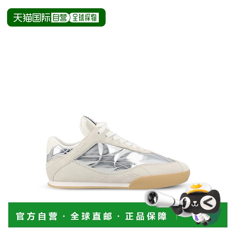 1h可退 CHLOÉ 女士运动鞋 CHC25A07ISO9DLAI25 AW2025 银色
