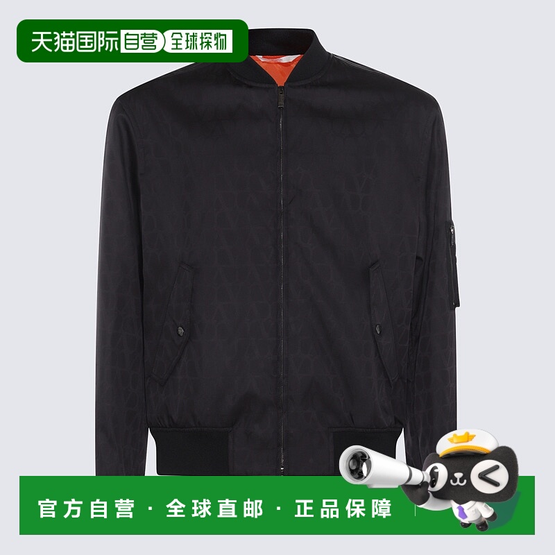 1h可退 VALENTINO 男士夹克 4V3CIF159UWMXM SS2024 黑色