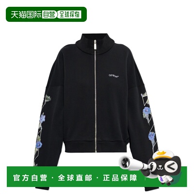 OFF-WHITE 女士卫衣 2FE00507T0W036 AW2026 黑色 Zip-up sweatsh