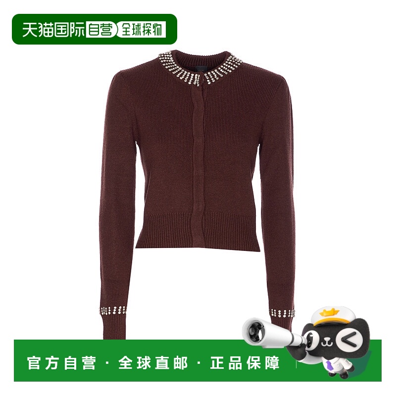 1h可退 PINKO 女士外套 105686A2S4L99 AW2025 深棕色 Pinko Swea