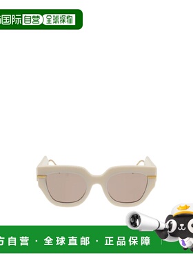 FENDI 女士眼镜 FE40097I25E SS2024 花色 徽标太阳镜