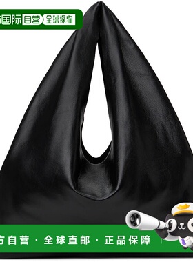 1h可退 潮奢 The Row 女士 黑色小号 Bindle 托特包 W1682L116