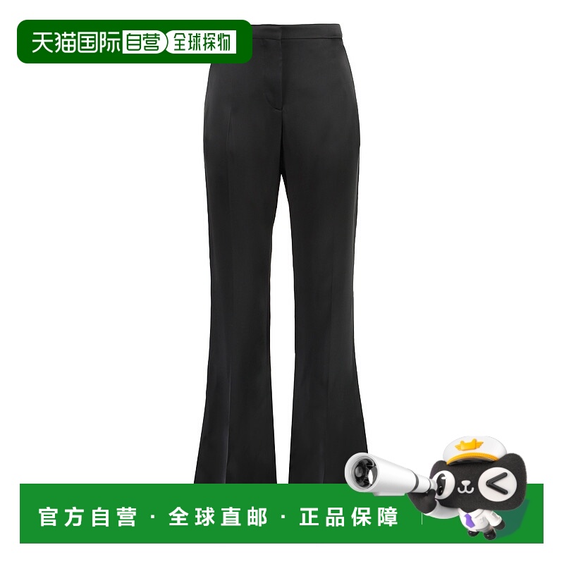 1h可退 GIVENCHY 女士休闲裤 BW510614N8001 AW2023 黑色喇叭裤