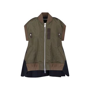 女士 1h可退 Sacai green绿色 舒适时尚 2608450 潮奢 多色夹克