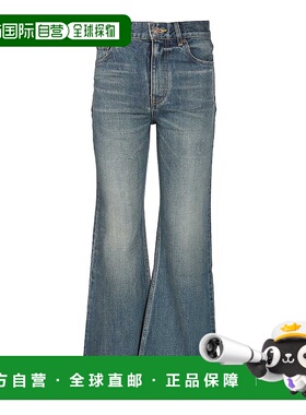 CELINE 女士牛仔裤 RP056662X06WV AW2025 蓝色 Wide-leg jeans