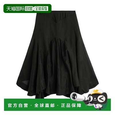 OUR LEGACY 女士半身裙 W2264PNB SS2026 黑色 刺绣花卉半身裙