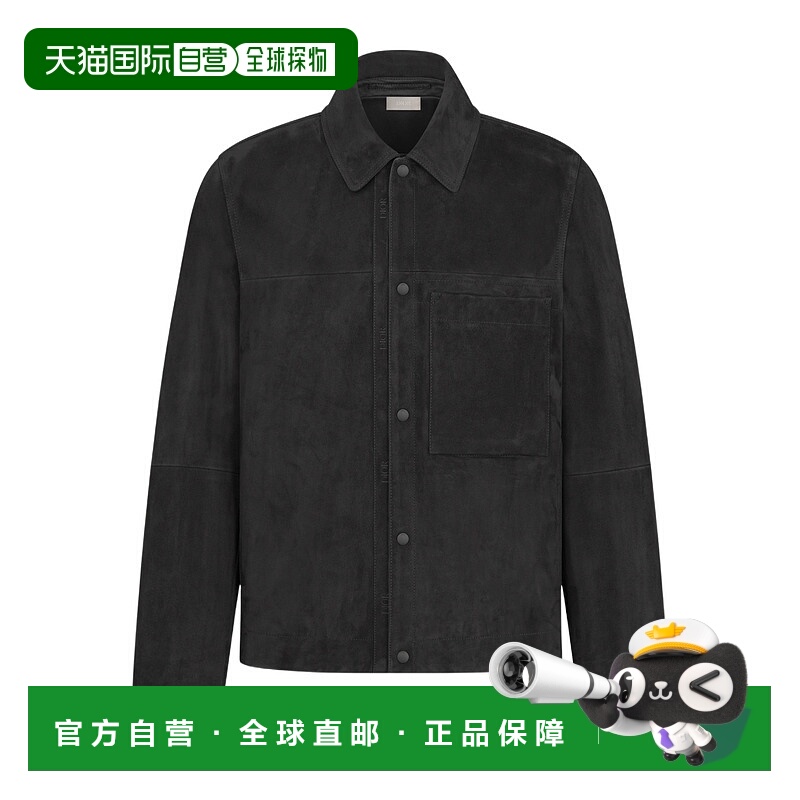 1h可退 DIOR 男士夹克 493L421B0764C900 SS2025 黑色 长袖休闲夹