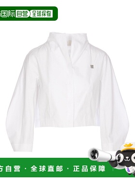 GIVENCHY 女士衬衫 BW61CK15JT100-0 SS2025 白色 White Shirt Wi