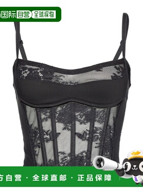 PINKO 女士背心吊带 104943A2DKZ99 SS2025 黑色 PINKO CARDELLIN