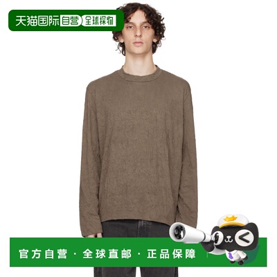 Our Legacy 男士 卡其色 Big 长袖 T恤 M2256BOC