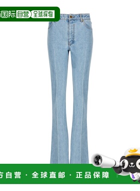 BALMAIN 女士牛仔裤 GF1MI070DG116FC SS2026 蓝色 Straight-leg