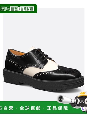 DIOR 女士休闲鞋 KCB854ACAS11X CO 黑色 Teddy-D圆头平底鞋