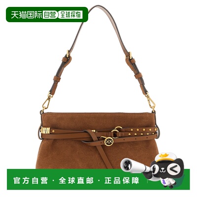 PINKO 女士单肩包 106177A0F6L17Q SS2026 棕色 'Belt Mini' smal