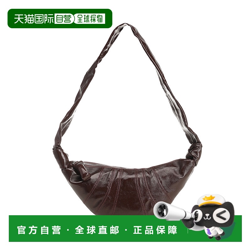 1h可退 LEMAIRE 男士斜挎包 BG0003LF1329BR401 CO 黑色 BORSA 