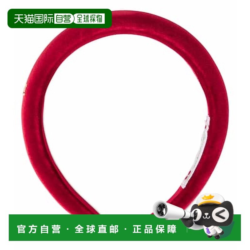 1h可退 潮奢 Bonpoint  Tamye 天鹅绒头带 red红色 舒适时尚