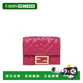 女士 1h可退 fendi 钱包皮夹卡夹卡包羊皮