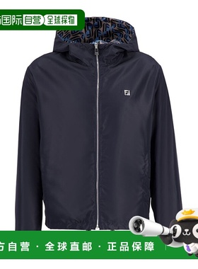 FENDI 男士外套 FAA615AVIEF0QG0 AW2025 黑色 'Fendinity' rever