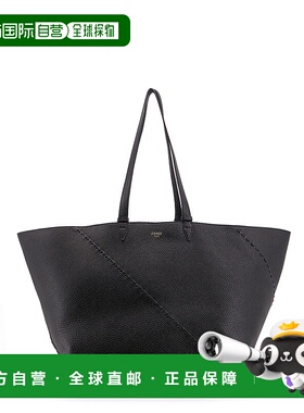 FENDI 男士单肩包 7VA655AU4EF1RYO SS2025 黑色托特包手提包