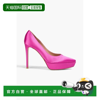 潮奢 Gianvito Rossi 吉安维托 罗西 女士 Dasha 绸缎防水台浅口