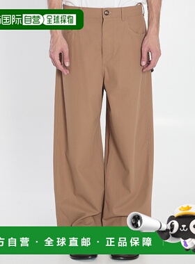 LOEWE 男士休闲裤 H526Y04WHB2140 AW2025 棕色 CARPENTER TROUSE