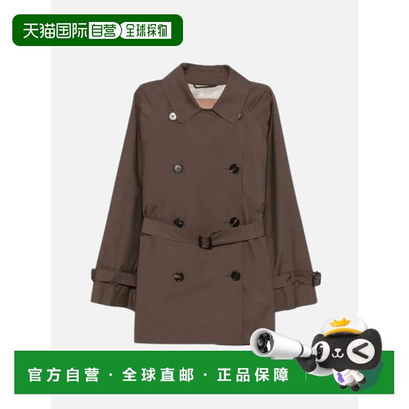 1h可退 S MAX MARA 女士风衣 2619021114022022 SS2026 深棕色图片