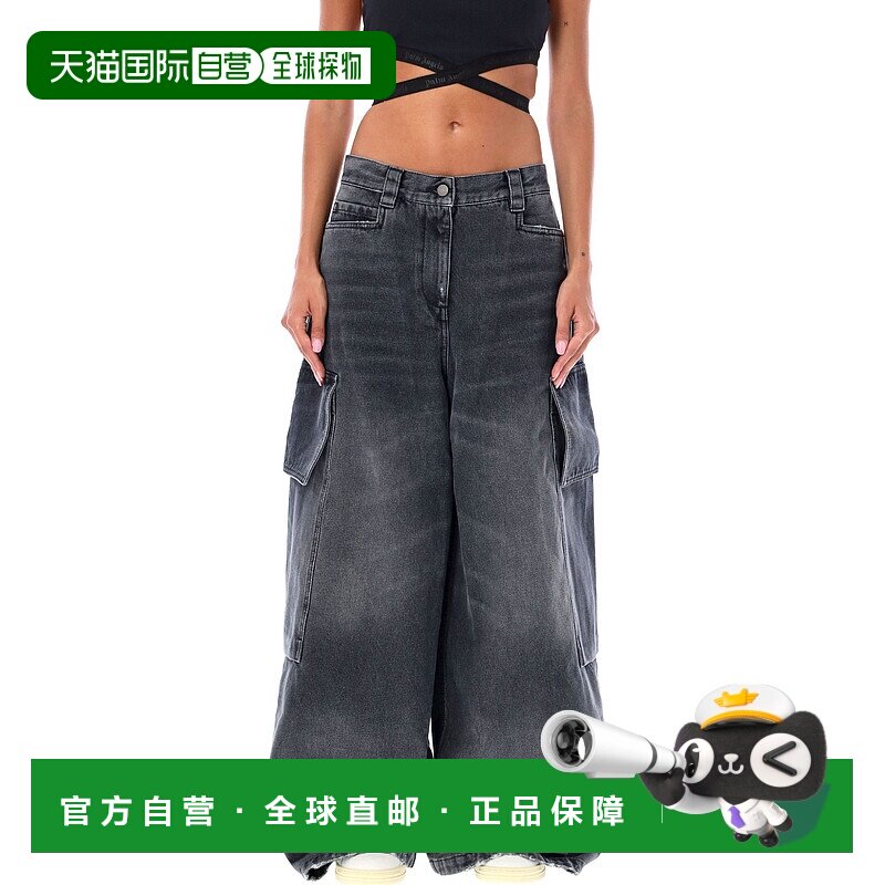 PALM ANGELS 女士牛仔裤 PWYB030F23DEN0021060 AW2023