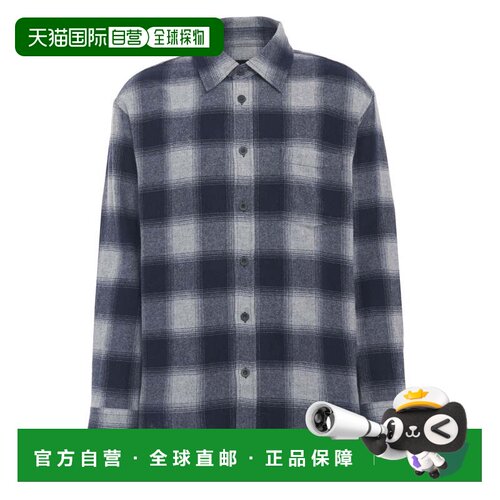 A.P.C. 男士衬衫 WOATFH32058LAB AW2026 花色 长袖格子衬衫