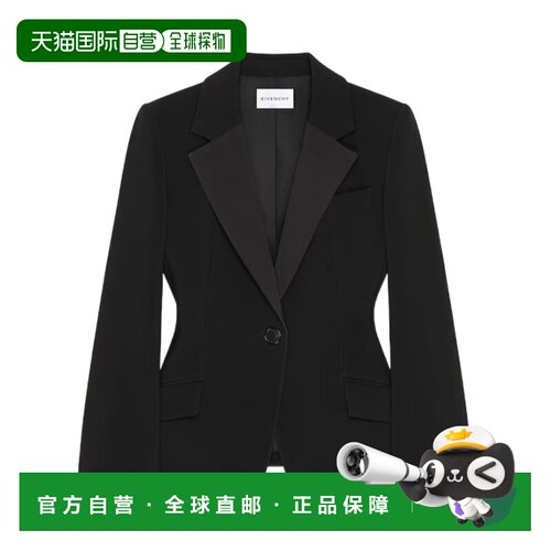 GIVENCHY 女士西服 BW30NE166C001 SS2026 黑色 长袖西装外套