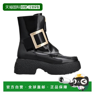 奢淘 Roger Vivier Viv' Rangers 厚底金属搭扣靴子 女 RVW642317