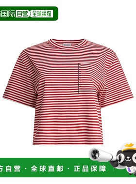 BRUNELLO CUCINELLI 女士T恤 ML929HA810C7048 SS2025条纹