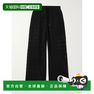 DEL MAR 女士 1h可退 钩花阔腿裤 CALLE 短款 CDMPW214BLA 潮奢