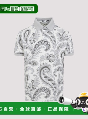 1h可退 ETRO 男士POLO衫 MRMD0004AK930X0830 AW2025 灰色男装