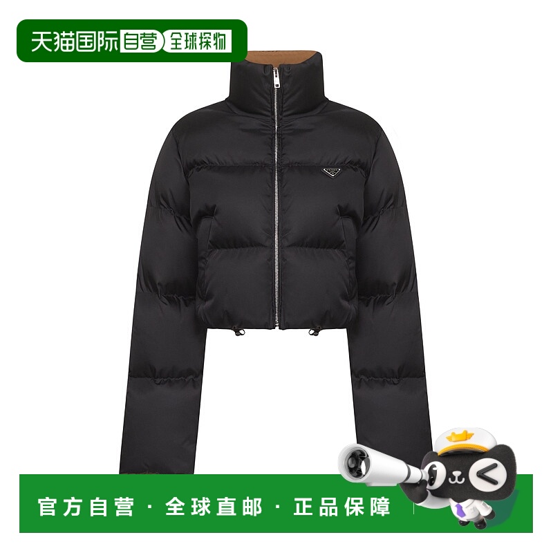 1h可退 PRADA 女士夹克 29D0561WQ8OOOF0002 AW2025 黑色 长袖棉