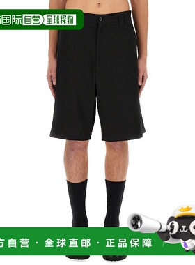 1h可退 MOSCHINO 男士短裤 034702210555 SS2024 黑色 MOSCHINO B