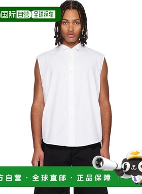 1h可退 潮奢 Our Legacy 男士 白色 Wing Sleeveless 衬衫 M4252W