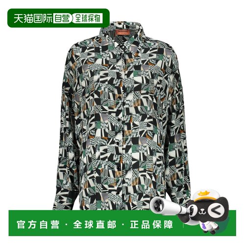 MISSONI 女士衬衫 DS22WJ04BW00JYS91BO AW2022 黑色花衬衫