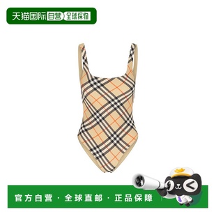 潮奢 博柏利格紋印花連身泳衣 Burberry 女士 8120 巴宝莉 1h可退