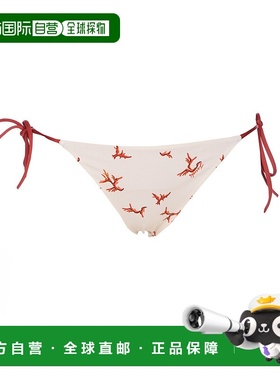 1h可退 潮奢 Fendi 芬迪 女士 珊瑚印花側係比基尼泳褲 FXBA52AT8