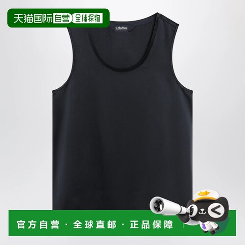 S MAX MARA 女士T恤 SMMESTRIVI005 SS2026 蓝色 Midnight blue s